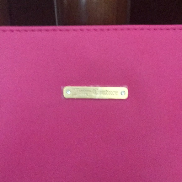 Juicy Couture Hot Pink Tote with Black Sequins - Picture 2 of 3